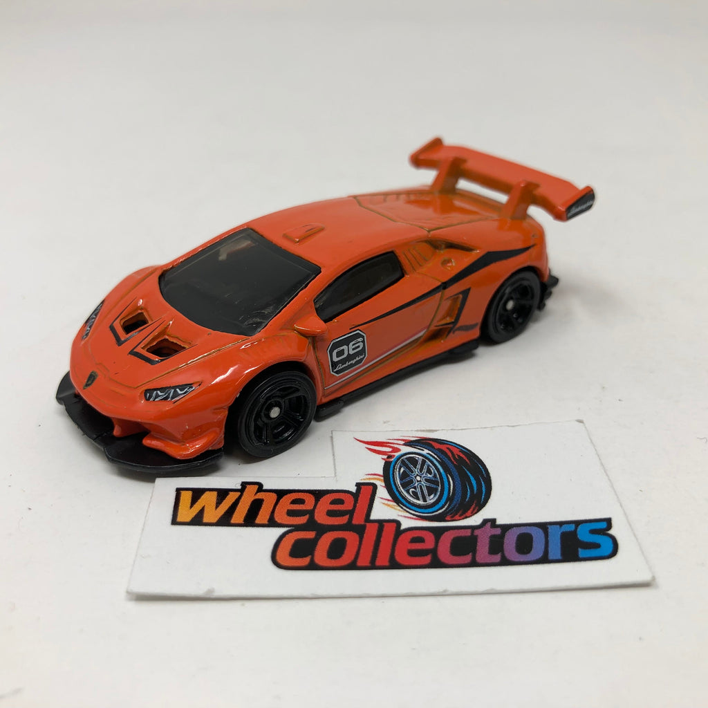 Lamborghini Huracan LP 620-2 Super Trofeo * Orange * Hot Wheels Loose 1:64 Scale