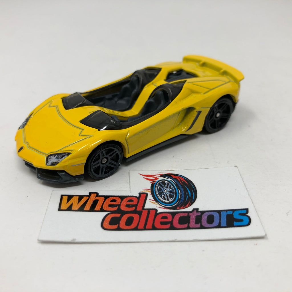 Lamborghini Aventador J * Yellow * Hot Wheels Loose 1:64 Scale