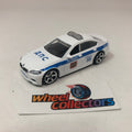 BMW M5 Police * White * Matchbox Global Series Loose 1:64 Scale