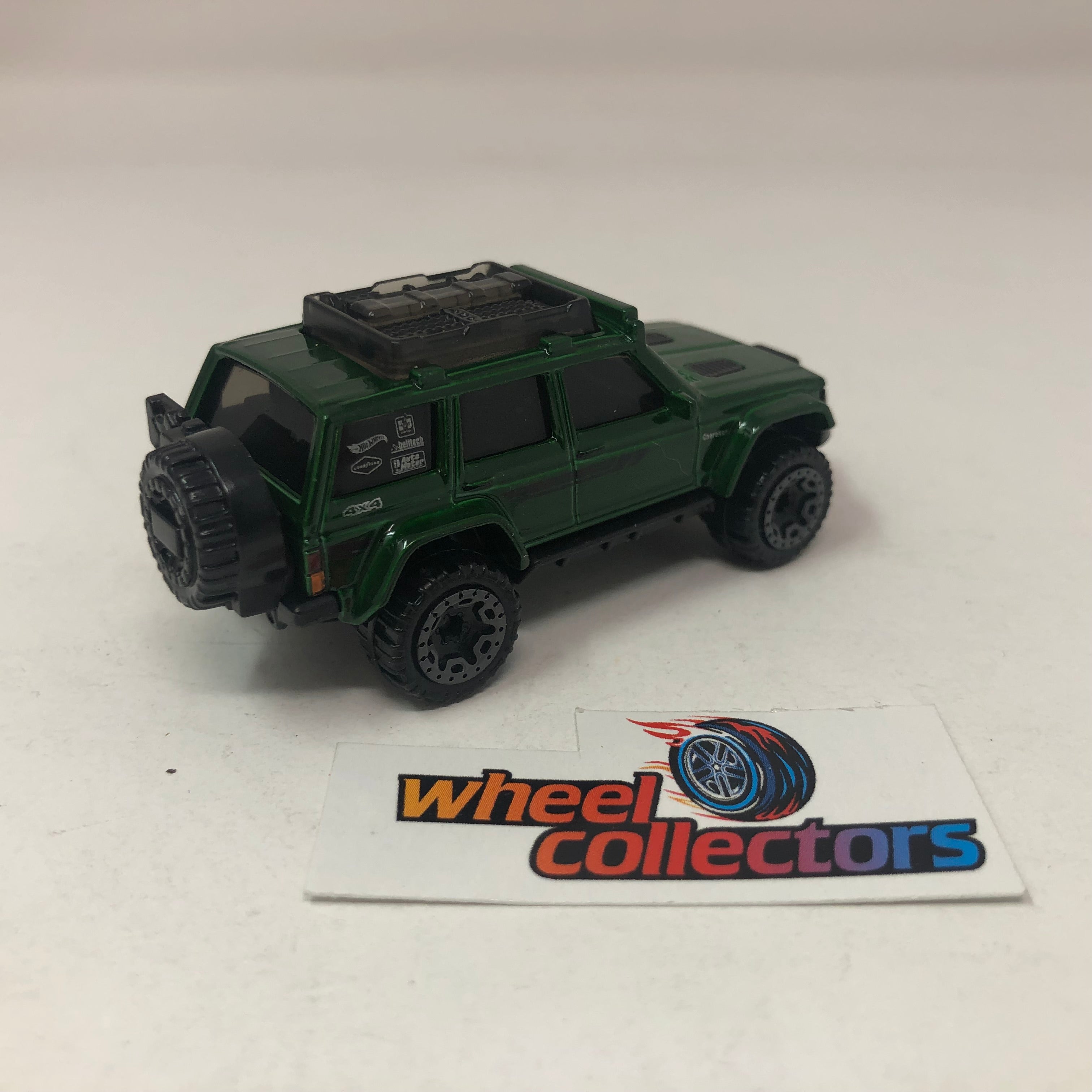 95 Jeep Cherokee * Green * Hot Wheels Loose 1:64 Scale