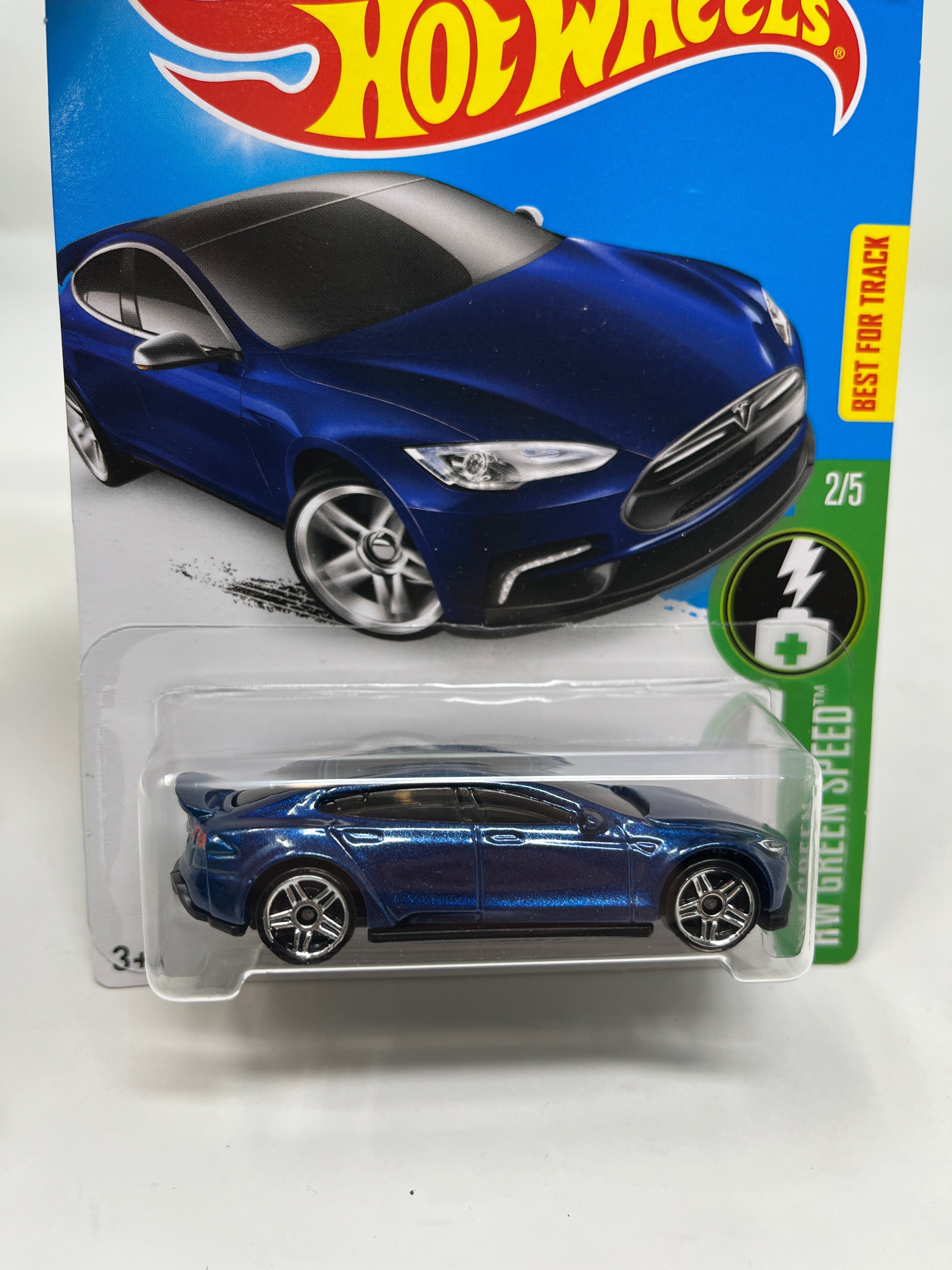 Tesla Models S #242 * 2016 Hot Wheels * BLUE