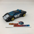 Lamborghini Countach Police Car * Black * Hot Wheels 1:64 scale Diecast Loose