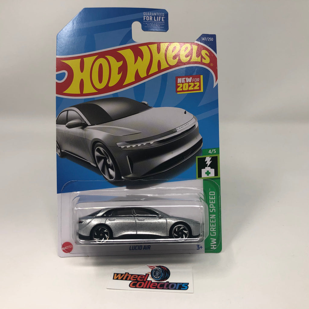 Lucid Air #147 * Silver * 2022 Hot Wheels Case G
