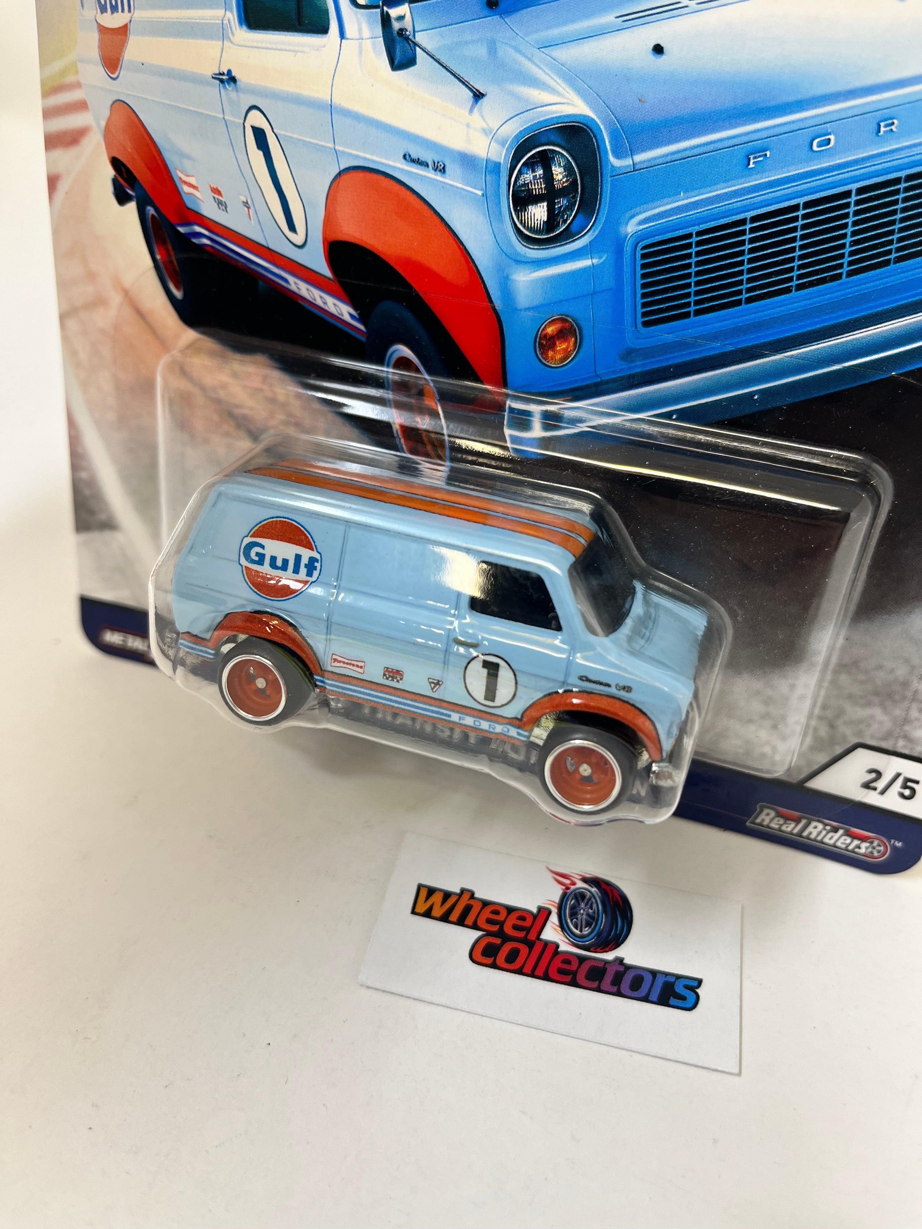 Ford Transit Super Van Gulf * Hot Wheels Car Culture Cargo Carriers