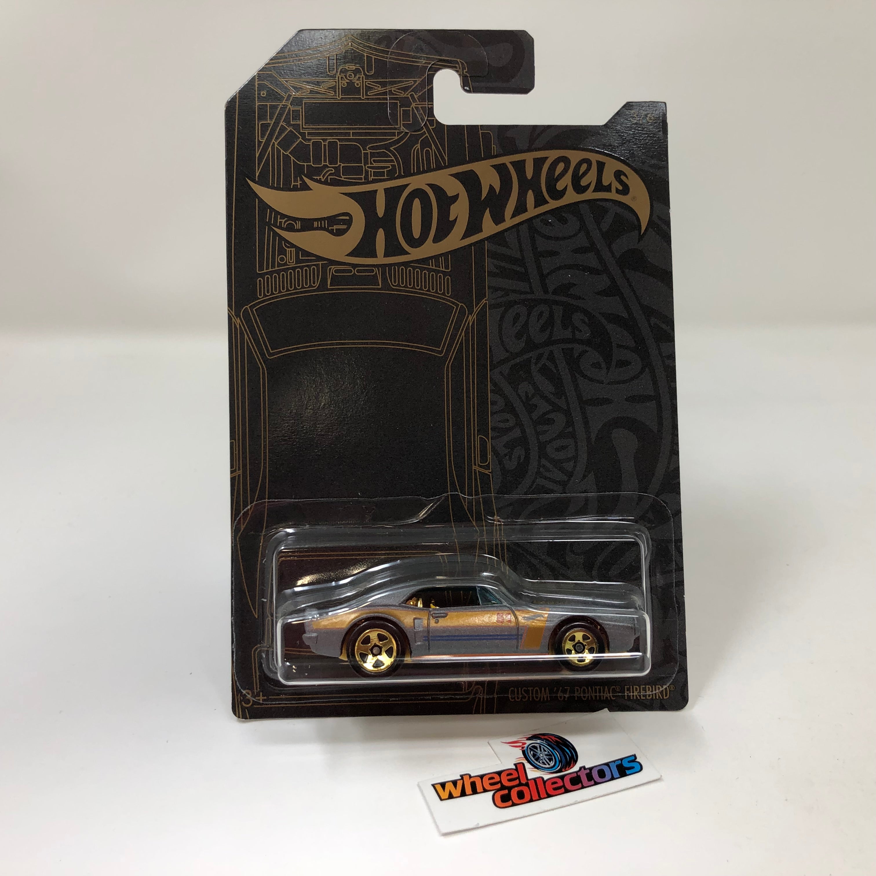 Custom '67 Pontiac Firebird * Grey * Hot Wheels Satin & Chrome Series