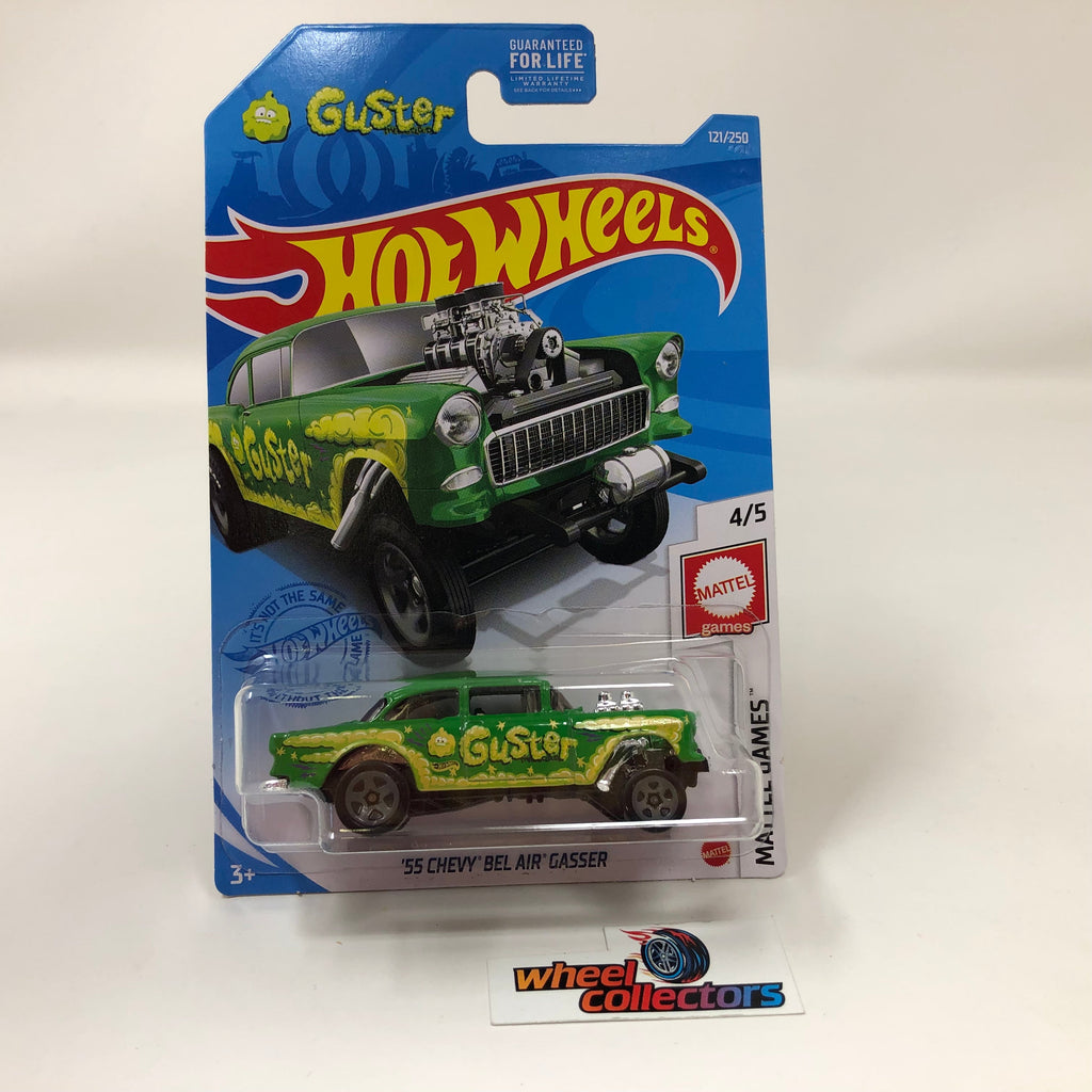 55 Chevy Bel Air Gasser #121 * Green * 2021 Hot Wheels
