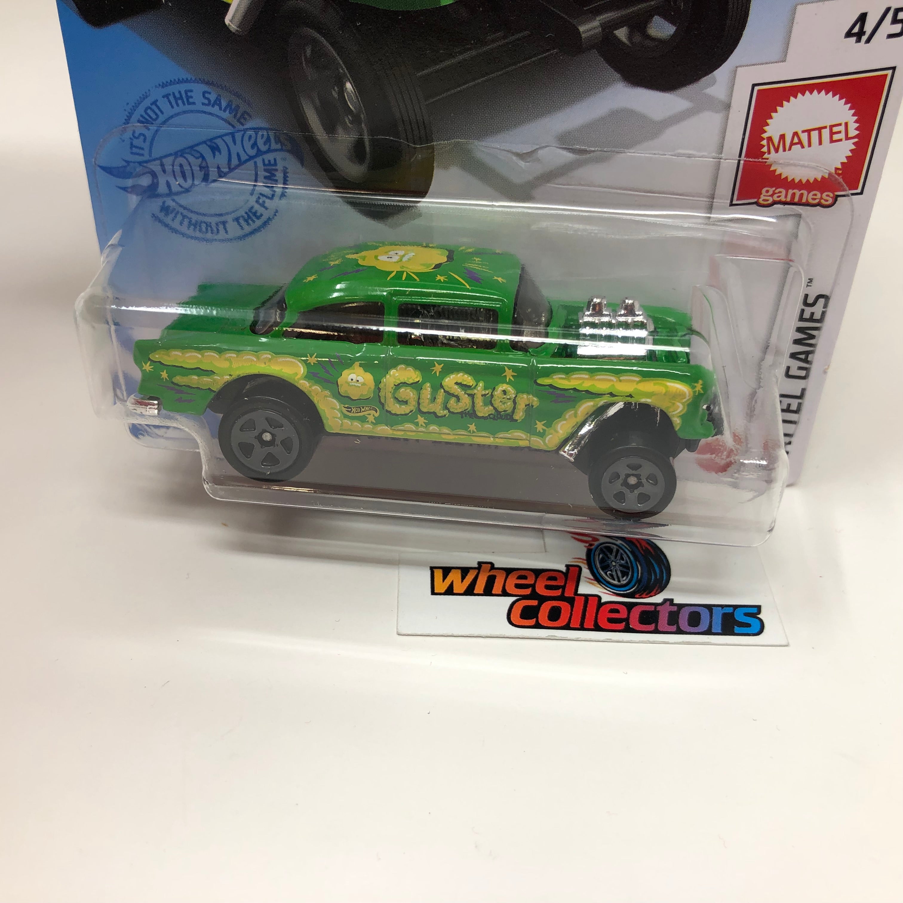 55 Chevy Bel Air Gasser #121 * Green * 2021 Hot Wheels