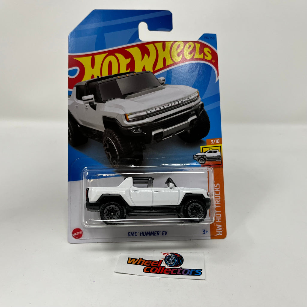 GMC Hummer EV #116 * WHITE * 2023 Hot Wheels Case E