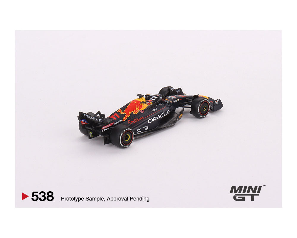 MINIGT 1:64 F1 Oracle Red Bull Racing RB18 #11 Sergio P茅rez 2022 Abu Dhabi Grand Prix 3rd Place