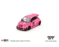 MINIGT 1:64 ABARTH 595 LB-WORKS x Abas Works in Pink