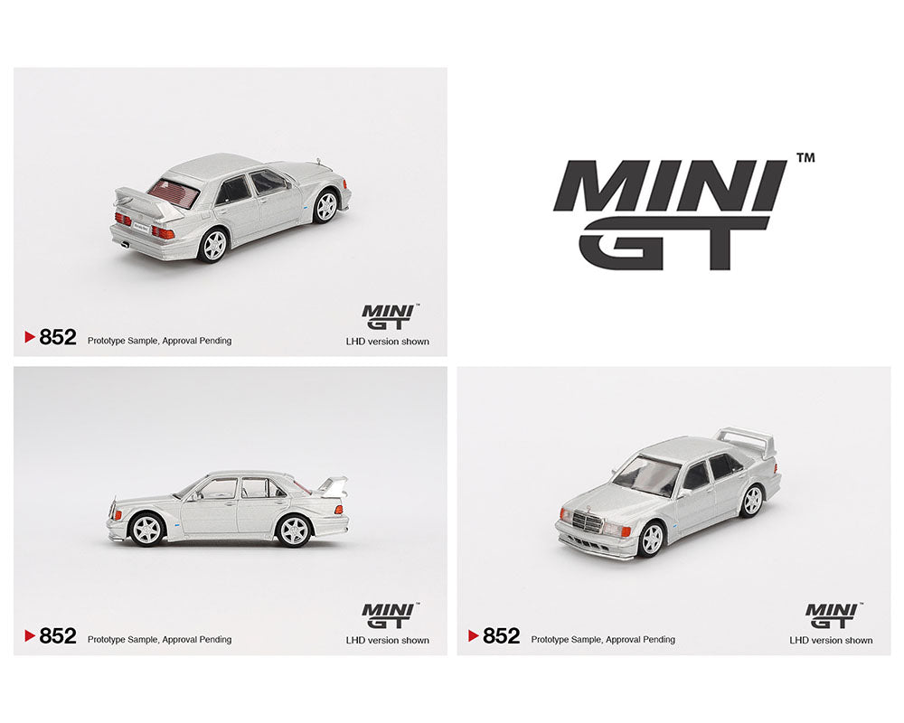 MINIGT 1:64 Mercedes-Benz 190E 2.5-16 Evolution II in Astral Silver