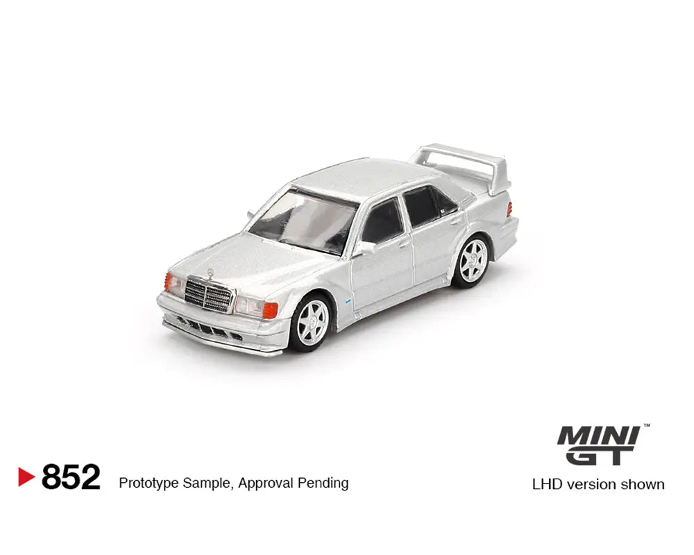 MINIGT 1:64 Mercedes-Benz 190E 2.5-16 Evolution II in Astral Silver