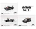 MINI GT 1:64 Nissan Skyline GT-R (R32) Nismo Gunmetal with Matsuda Figure 鈥?Tsugio Matsuda Collection