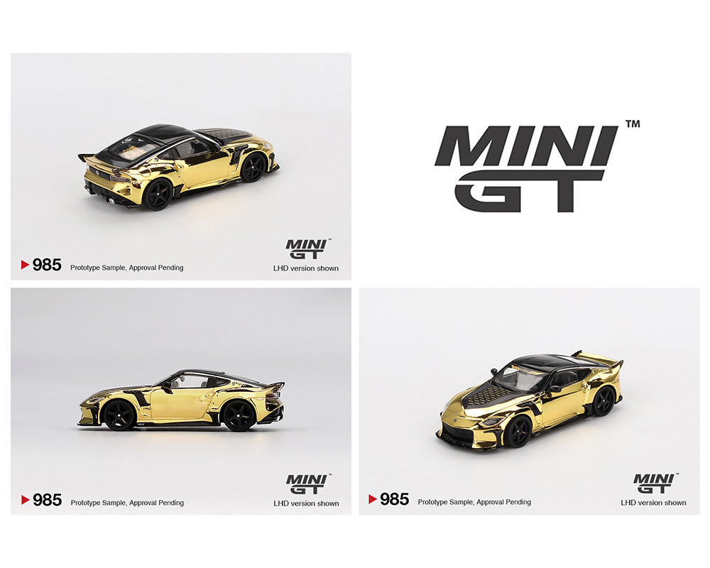 MINI GT 1:64 Nissan Z VeilSide FFZ400 in Gold Chrome