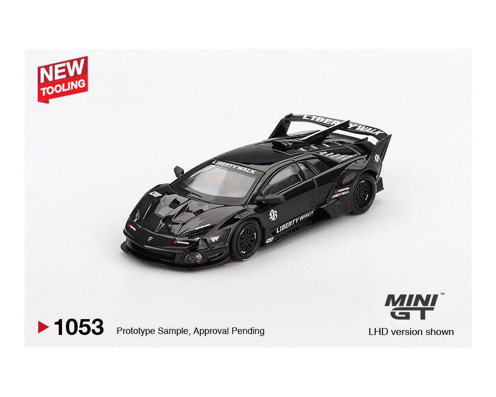 MINI GT 1:64 Lamborghini LB-Silhouette WORKS MURCIELAGO GT- Evo Black