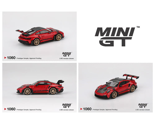 *PREORDER* MINI GT 1:64 Porsche 911 (992) GT3 RS Weissach Package in Guards Red
