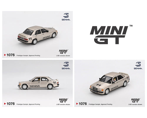 *PREORDER* MINI GT 1:64 Mercedes-Benz 190 E 2.3-16 #11 Ayrton Senna 1984 N眉rburgring Race of Champions w/ Figure
