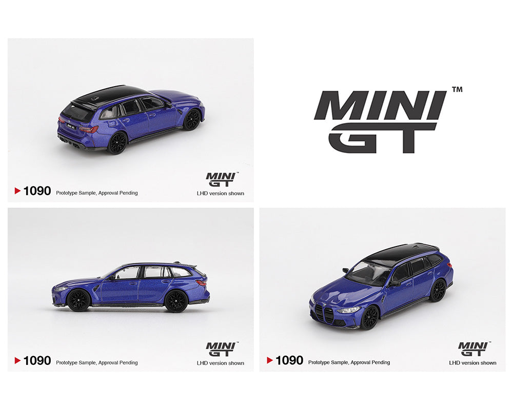 MINI GT 1:64 BMW M3 Competition Touring Portimao Blue Metallic