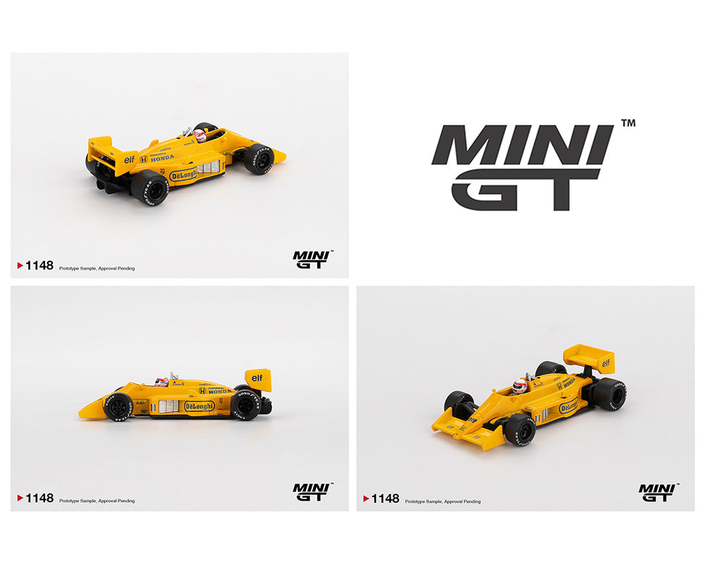 *PREORDER* MINI GT 1:64 Lotus 99T #11 Satoru Nakajima 鈥?1987 Monaco Grand Prix