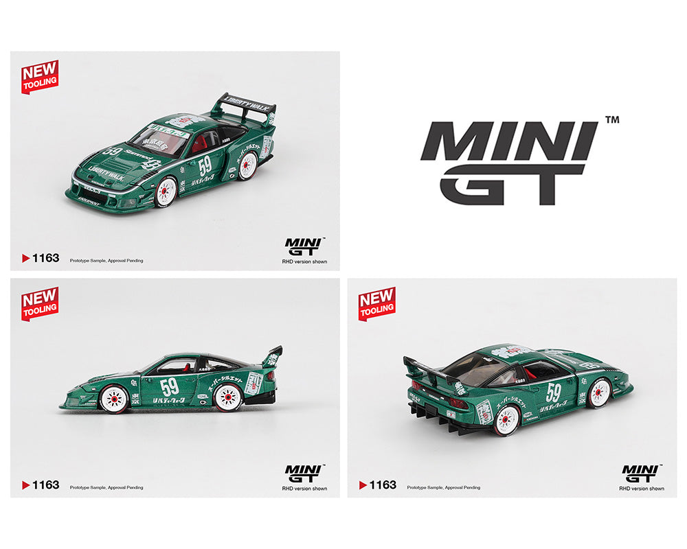 *PREORDER* MINIGT 1:64 Nissan LB-Super Silhouette 180SX 2026 in Green