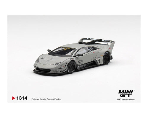 *PREORDER* MINIGT 1:64 Lamborghini LB-Silhouette WORKS MURCIELAGO GT Evo Fighter in Grey