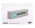 MINIGT 1:64 Dry Container 40鈥?鈥淢AERSK鈥?Edition