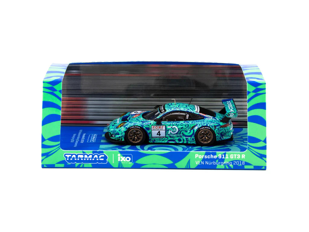 Tarmac Works 1:64 Porsche 911 GT3 R, VLN Endurance Racing Championship N眉rburgring 2018, M. Ragginger / N. Tandy / L. Vanthoorarretson / A. Moffat