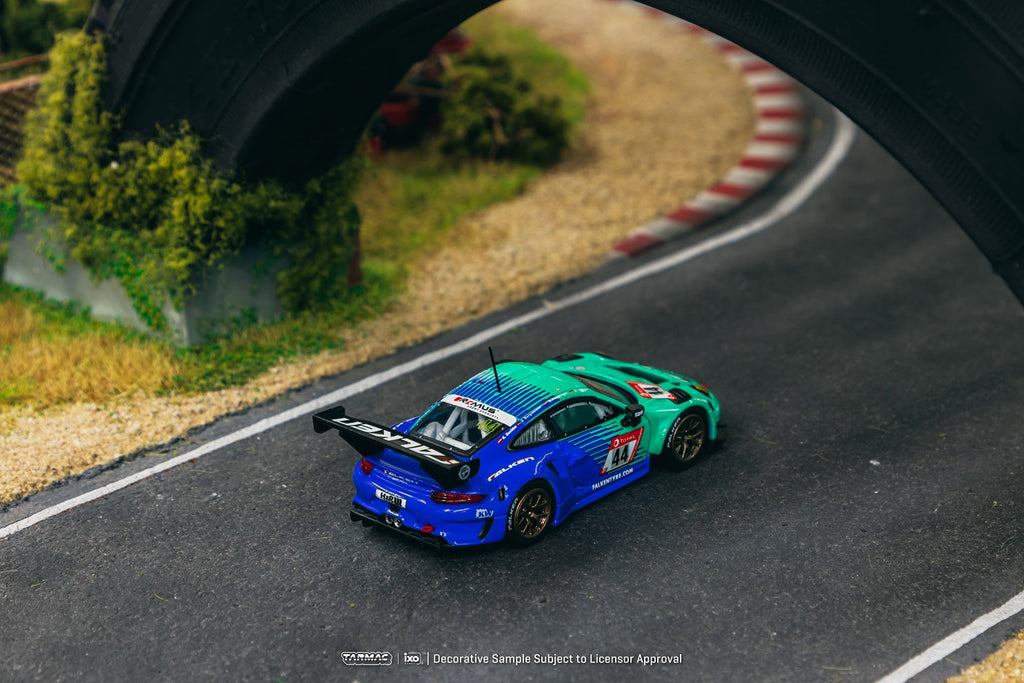 Tarmac Works 1:64 Porsche 911 GT3 R, N眉rburgring 24h 2019, K. Bachler / J. Bergmeister / M. Ragginger / D. Werner