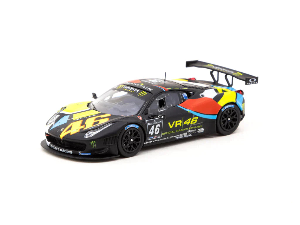 Tarmac Works 1:64 Ferrari 458 Italia GT3 (2011), Blancpain Endurance Series 2012 鈥?NURBURGRING, V. Rossi / A. Salucci / A.Ceccato