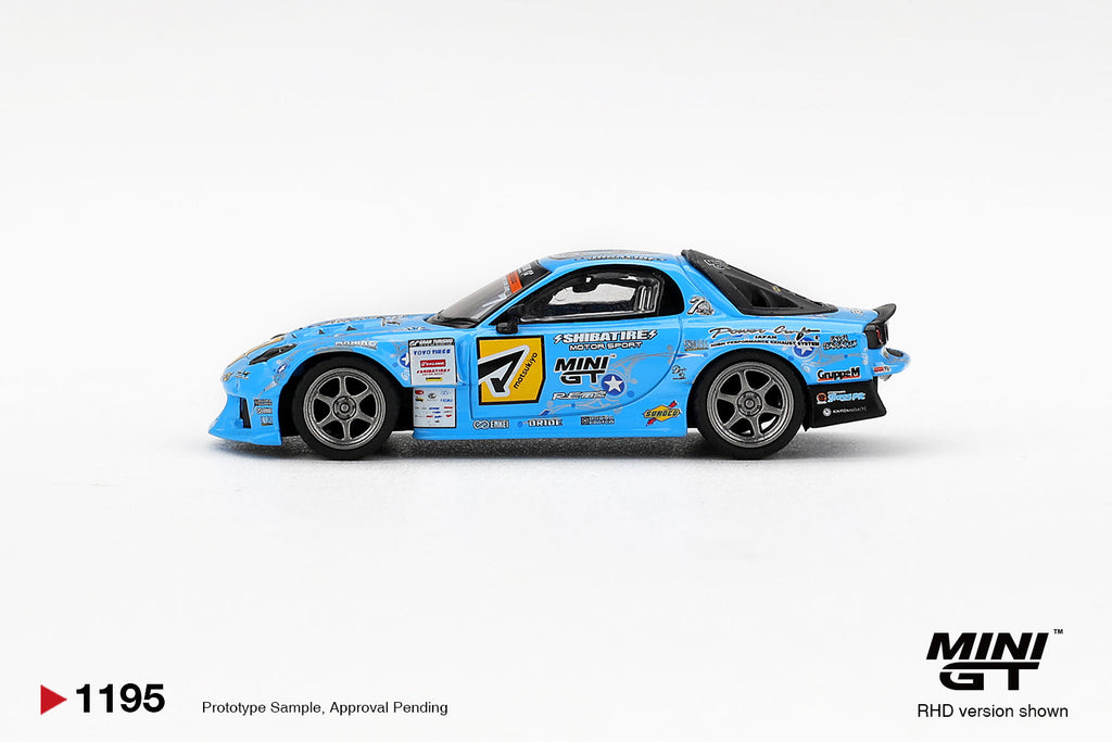 *PREORDER* MINIGT 1:64 Mazda RX-7 RE-Amemiya 2025 D1GP in Blue