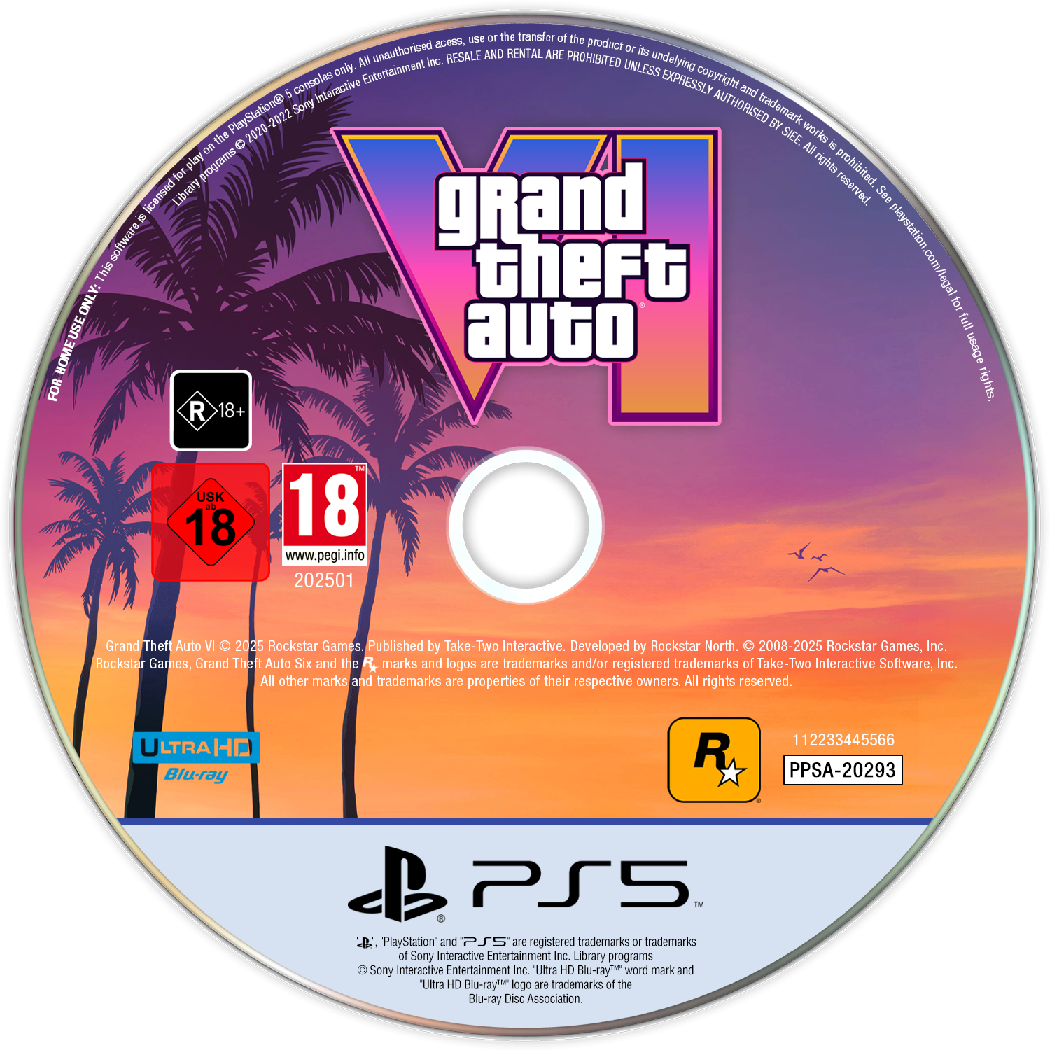 GTA 6 Collectors Edition Display Set -Custom Case Disc and Stand - Fan-Made