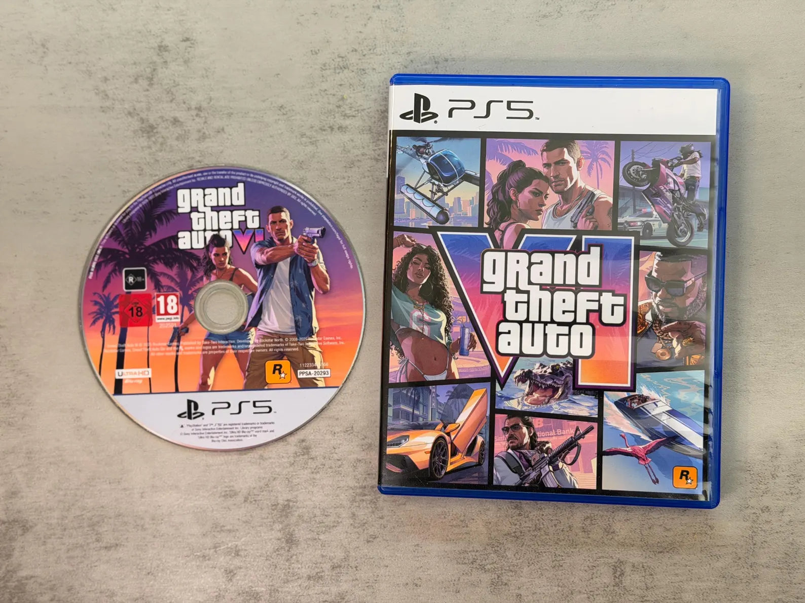 GTA 6 Collectors Edition Display Set -Custom Case Disc and Stand - Fan-Made