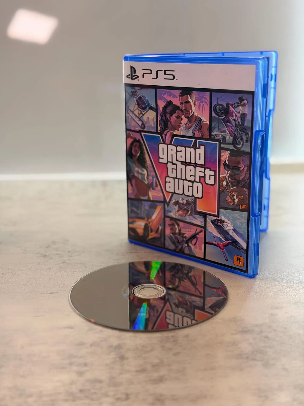 GTA 6 Collectors Edition Display Set -Custom Case Disc and Stand - Fan-Made